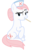 Size: 2000x3000 | Tagged: safe, artist:cheezedoodle96, nurse redheart, earth pony, pony, a flurry of emotions, g4, my little pony: friendship is magic, .svg available, dreamworks face, female, high res, lidded eyes, looking at you, mare, mouth hold, simple background, sitting, solo, svg, tongue depressor, transparent background, vector