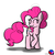 Size: 1200x1200 | Tagged: safe, artist:genericmlp, pinkie pie, earth pony, pony, g4, :3, female, smiling, solo