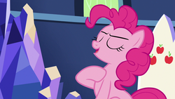 Size: 1280x720 | Tagged: safe, screencap, pinkie pie, pony, g4, not asking for trouble, female, mare, solo, twilight's castle