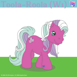 Size: 2517x2517 | Tagged: safe, artist:shejiyuansu, toola-roola, earth pony, pony, g3, beta toola roola, fortune, high res, simple background, transparent background, updated image