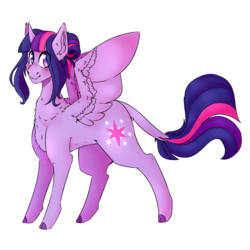 Size: 1500x1500 | Tagged: safe, artist:cinnamonsparx, twilight sparkle, alicorn, pony, g4, female, simple background, solo, transparent background, twilight sparkle (alicorn)