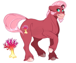 Size: 1000x833 | Tagged: safe, artist:bijutsuyoukai, oc, oc only, oc:malus apple, earth pony, pony, male, offspring, parent:big macintosh, parent:fluttershy, parents:fluttermac, simple background, solo, stallion, transparent background