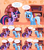 Size: 1284x1444 | Tagged: safe, artist:hakunohamikage, trixie, twilight sparkle, alicorn, pony, unicorn, ask-princesssparkle, g4, ask, female, golden oaks library, mare, tumblr, twilight sparkle (alicorn)