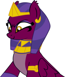 Size: 4248x5050 | Tagged: safe, artist:ironm17, the sphinx, sphinx, daring done?, g4, absurd resolution, evil grin, female, grin, simple background, smiling, solo, transparent background, vector