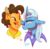 Size: 558x551 | Tagged: safe, artist:qatsby, cheese sandwich, trixie, pony, unicorn, g4, blushing, boop, cheesixie, crack shipping, crying, female, grin, heart, male, noseboop, rarepair, shipping, smiling, stallion, straight