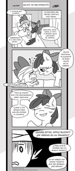 Size: 1024x2329 | Tagged: safe, artist:loreto-arts, apple bloom, spike, sweetie belle, dragon, comic:friendship is innuendo, g4, comic, female, male, ship:spikebloom, shipping, spanish, straight, translation