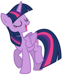Size: 5135x6105 | Tagged: safe, artist:estories, twilight sparkle, alicorn, pony, g4, absurd resolution, eyes closed, female, mare, simple background, solo, transparent background, twilight sparkle (alicorn), vector