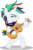 Size: 3146x4839 | Tagged: safe, artist:vector-brony, rarity, pony, g4, it isn't the mane thing about you, alternate hairstyle, bipedal, crossing the memes, eyes closed, female, guitar, guitarity, high res, mare, musical instrument, punk, raripunk, simple background, solo, transparent background, vector