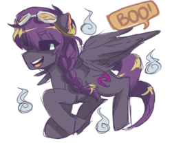 Size: 600x500 | Tagged: safe, artist:lolly-jpg, oc, oc only, pegasus, pony, goggles, solo