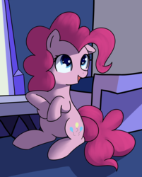 Size: 1226x1525 | Tagged: safe, artist:neuro, pinkie pie, g4, not asking for trouble, female, heart eyes, solo, wingding eyes