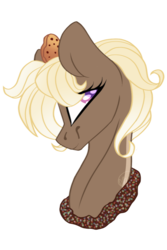 Size: 640x960 | Tagged: safe, artist:immagoddampony, oc, oc only, oc:melkie, pony, bust, female, mare, portrait, simple background, solo, transparent background