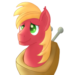 Size: 5000x5000 | Tagged: safe, artist:my-little-poni, big macintosh, earth pony, pony, g4, absurd resolution, bust, colored pupils, male, simple background, smiling, solo, stallion, transparent background