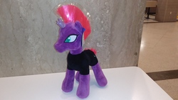 Size: 4160x2340 | Tagged: safe, tempest shadow, g4, my little pony: the movie, build-a-bear, irl, photo, plushie
