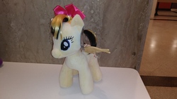 Size: 4160x2340 | Tagged: safe, songbird serenade, g4, my little pony: the movie, build-a-bear, irl, photo, plushie