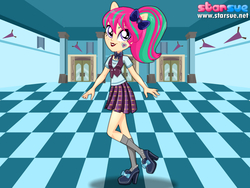 Size: 800x600 | Tagged: safe, artist:user15432, sour sweet, equestria girls, g4, my little pony equestria girls: friendship games, clothes, crystal prep academy, crystal prep academy uniform, crystal prep shadowbolts, female, hasbro, hasbro studios, ponied up, pony ears, school uniform, solo, starsue