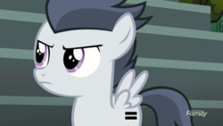 Size: 1366x768 | Tagged: safe, edit, edited screencap, screencap, rumble, pegasus, pony, g4, marks and recreation, angry, colt, equal cutie mark, male, meme, solo