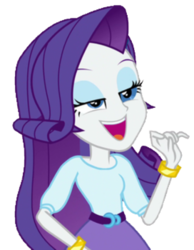 Size: 272x350 | Tagged: safe, artist:thebar, rarity, dance magic, equestria girls, equestria girls specials, g4, bedroom eyes, belt, bracelet, female, hand on hip, jewelry, open mouth, simple background, solo, transparent background