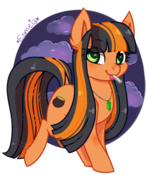 Size: 623x746 | Tagged: safe, artist:esmeia, oc, oc only, oc:pumpkin spice, solo