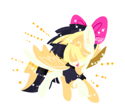 Size: 1200x1046 | Tagged: safe, artist:snow angel, songbird serenade, pegasus, pony, g4, my little pony: the movie, bow, clothes, female, hair bow, mare, simple background, smiling, solo, transparent background