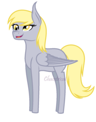 Size: 902x1138 | Tagged: safe, artist:chaostrical, derpy hooves, pegasus, pony, g4, female, mare, simple background, solo, transparent background