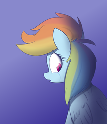 Size: 2600x3000 | Tagged: safe, artist:heir-of-rick, rainbow dash, pony, g4, crying, female, high res, solo