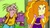 Size: 1920x1080 | Tagged: safe, edit, edited screencap, screencap, adagio dazzle, equestria girls, g4, my little pony equestria girls: rainbow rocks, angry, comparison, ed edd n eddy, eddy (ed edd n eddy), gimme gimme never ed