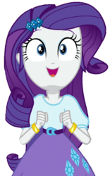 Size: 381x610 | Tagged: safe, artist:thebar, rarity, equestria girls, equestria girls specials, g4, my little pony equestria girls: dance magic, adorable face, belt, bracelet, cute, cutie mark, female, gem, jewelry, looking up, open mouth, raribetes, simple background, solo, transparent background