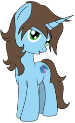 Size: 908x1489 | Tagged: safe, artist:cloudy95, oc, oc only, oc:jack, pony, unicorn, female, mare, rule 63, simple background, solo, transparent background