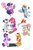 Size: 1370x2078 | Tagged: safe, artist:passigcamel, applejack, fluttershy, pinkie pie, rainbow dash, rarity, starlight glimmer, twilight sparkle, alicorn, earth pony, pegasus, pony, unicorn, g4, card, card game, clothes, cute, female, kite, korean, mane six, mare, simple background, twilight sparkle (alicorn)