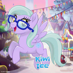 Size: 1080x1080 | Tagged: safe, oc, oc only, oc:kiwi ice, pegasus, pony, g4, my little pony: the movie, glasses, mlp movie pony maker, solo