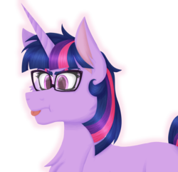 Size: 5136x4957 | Tagged: safe, artist:cornerverse, twilight sparkle, pony, g4, absurd resolution, female, filly, filly twilight sparkle, glasses, silly, silly pony, simple background, solo, tongue out, transparent background, younger