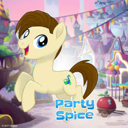 Size: 1080x1080 | Tagged: safe, oc, oc only, oc:party spice, g4, my little pony: the movie, mlp movie pony maker, solo