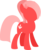 Size: 1609x1951 | Tagged: safe, artist:arifproject, oc, oc only, oc:downvote, earth pony, pony, derpibooru, g4, derpibooru ponified, female, hooves, lineless, mare, meta, minimalist, modern art, ponified, simple background, solo, transparent background, vector