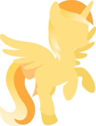 Size: 1562x2044 | Tagged: safe, artist:arifproject, oc, oc only, oc:favourite, alicorn, pony, derpibooru, alicorn oc, derpibooru ponified, female, hooves, horn, lineless, mare, meta, minimalist, modern art, ponified, simple background, solo, transparent background, vector, wings