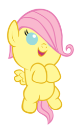 Size: 3179x5258 | Tagged: safe, artist:bronyboy, fluttershy, pony, g4, baby, baby pony, babyshy, cute, female, foal, happy, shyabetes, solo