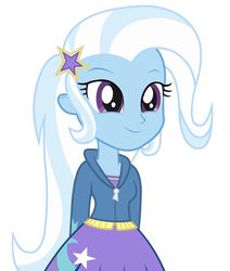 Size: 736x868 | Tagged: safe, equestria girls, g4, clothes, cute, diatrixes, female, hoodie, simple background, skirt, solo, white background