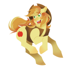 Size: 1359x1221 | Tagged: safe, artist:nemovonsilver, braeburn, earth pony, pony, g4, male, simple background, solo, stallion, transparent background