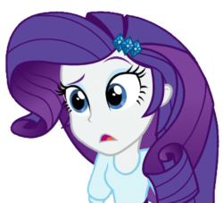 Size: 412x374 | Tagged: safe, artist:thebar, rarity, equestria girls, equestria girls specials, g4, my little pony equestria girls: dance magic, confused, cute, female, gem, open mouth, simple background, solo, transparent background