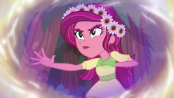 Size: 1280x720 | Tagged: safe, screencap, gloriosa daisy, equestria girls, g4, my little pony equestria girls: legend of everfree, female, magic, solo