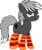 Size: 8000x9472 | Tagged: safe, artist:floppychiptunes, oc, oc only, oc:floppy chiptunes, earth pony, pony, absurd resolution, clothes, female, mare, simple background, socks, solo, striped socks, transparent background, vector