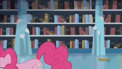 Size: 567x319 | Tagged: safe, edit, screencap, pinkie pie, princess flurry heart, rarity, shining armor, spike, starlight glimmer, dragon, g4, the crystalling, animated, bad end, earth shattering kaboom, exterminatus, flurry heart ruins everything, gif, hammerspace, meme, warhammer (game), warhammer 40k