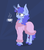 Size: 1801x2032 | Tagged: safe, artist:paskanaakka, derpibooru exclusive, oc, oc only, oc:midnight dew, pony, unicorn, abstract background, bags under eyes, bathrobe, clothes, colored hooves, cup, ear fluff, female, grumpy, horn, magic, mare, pony oc, robe, solo, teacup, telekinesis, unicorn oc, unshorn fetlocks