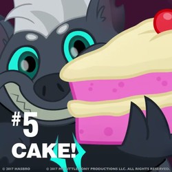 Size: 720x719 | Tagged: safe, grubber, g4, my little pony: the movie, cake, food