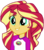 Size: 615x698 | Tagged: safe, artist:fella, sunset shimmer, equestria girls, g4, my little pony equestria girls: legend of everfree, camp everfree outfits, cute, female, looking at you, shimmerbetes, simple background, smiling, solo, transparent background