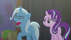 Size: 1280x720 | Tagged: safe, screencap, starlight glimmer, trixie, g4, no second prances