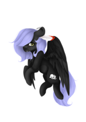 Size: 676x960 | Tagged: safe, artist:tinatina-8, oc, oc only, oc:cloudy night, pegasus, pony, female, mare, simple background, solo, transparent background