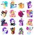 Size: 652x662 | Tagged: safe, applejack, capper dapperpaws, captain celaeno, fluttershy, grubber, pinkie pie, princess skystar, queen novo, rainbow dash, rarity, spike, tempest shadow, twilight sparkle, abyssinian, alicorn, cat, dragon, earth pony, pegasus, pony, seapony (g4), unicorn, anthro, g4, my little pony: the movie, official, angry, anthro with ponies, broken horn, bust, chest fluff, exclamation point, facebook, female, group hug, heart, horn, hug, looking at you, male, mane seven, mane six, mare, no, portrait, shrug, shrugpony, sticker, twilight sparkle (alicorn)