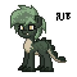Size: 600x600 | Tagged: safe, artist:radical user 76, oc, oc only, oc:ally-gator, alligator, alligator pony, pony, pony town, gator pony, gif, non-animated gif, pixel art, simple background, solo, transparent background