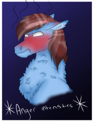 Size: 1938x2516 | Tagged: safe, artist:neonaarts, oc, oc only, oc:calm wind, pony, angry