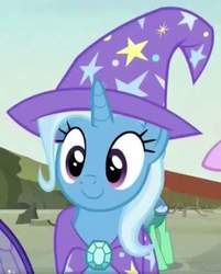Size: 406x504 | Tagged: safe, screencap, soupling, starlight glimmer, thorax, trixie, changedling, changeling, pony, unicorn, g4, to change a changeling, c:, cute, diatrixes, female, king thorax, mare, smiling, solo focus